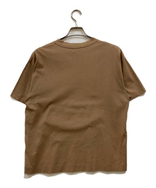 ATON（エイトン）ATON (エイトン) スビンコットン オーバーサイズTシャツ ベージュ サイズ:02の古着・服飾アイテム
