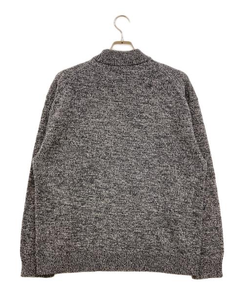 ATON（エイトン）ATON (エイトン) BABY WOOL MOULINE/モックネックセーター グレー サイズ:04の古着・服飾アイテム