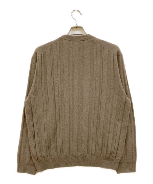 ATON（エイトン）ATON (エイトン) SUPER LIGHT WOOL RANDOM RIB SWEATER ブラウン サイズ:04の古着・服飾アイテム