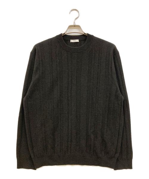 ATON（エイトン）ATON (エイトン) SUPER LIGHT WOOL RANDOM RIB SWEATER ブラウン サイズ:04の古着・服飾アイテム