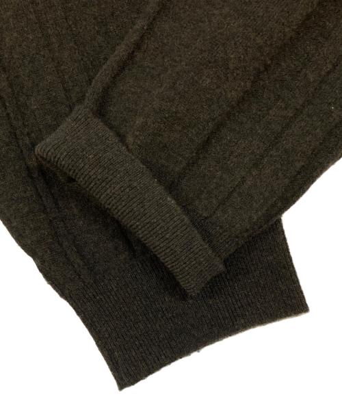 ATON（エイトン）ATON (エイトン) SUPER LIGHT WOOL RANDOM RIB SWEATER ブラウン サイズ:04の古着・服飾アイテム