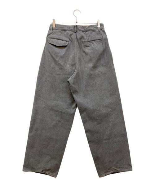 Graphpaper（グラフペーパー）Graphpaper (グラフペーパー) Colorfast Denim Two Tuck Pants グレー サイズ:1の古着・服飾アイテム