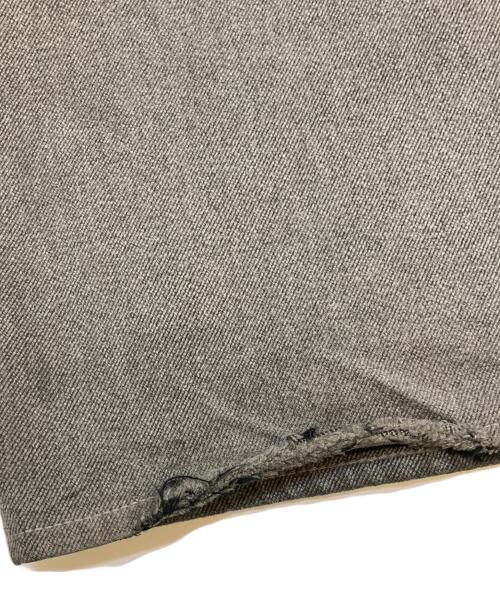 Graphpaper（グラフペーパー）Graphpaper (グラフペーパー) Colorfast Denim Two Tuck Pants グレー サイズ:1の古着・服飾アイテム