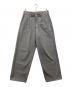 Graphpaper（グラフペーパー）の古着「Colorfast Denim Two Tuck Pants」｜グレー