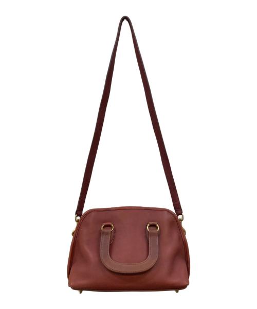 OLD COACH（オールドコーチ）OLD COACH (オールドコーチ) 2WAYレザーショルダーバッグ ブラウンの古着・服飾アイテム