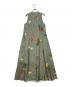 CABaN (キャバン) BLOOMIN' ART プリントロングワンピース グリーン サイズ:S：36000円