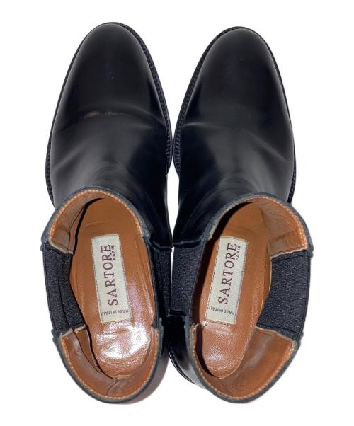 SARTORE（サルトル）SARTORE (サルトル) サイドゴアブーツ ブラック サイズ:37 1/2の古着・服飾アイテム