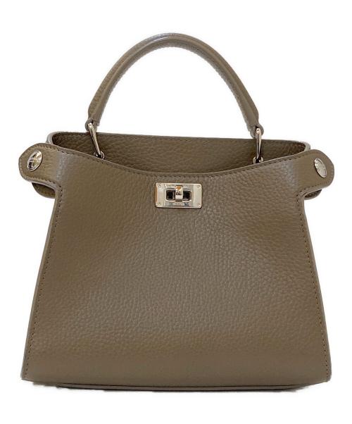 michino PARIS（ミチノ パリ）MICHINO PARIS (ミチノ パリ) Lutece nano 2WAYレザーショルダーバッグ トープの古着・服飾アイテム