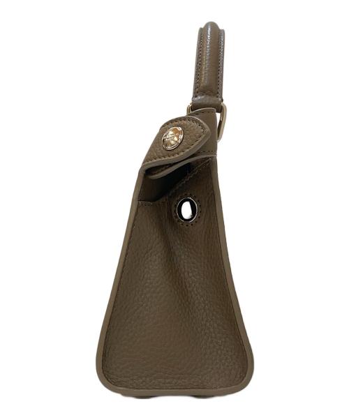 michino PARIS（ミチノ パリ）MICHINO PARIS (ミチノ パリ) Lutece nano 2WAYレザーショルダーバッグ トープの古着・服飾アイテム