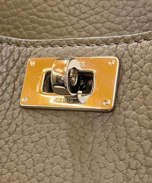 michino PARIS（ミチノ パリ）MICHINO PARIS (ミチノ パリ) Lutece nano 2WAYレザーショルダーバッグ トープの古着・服飾アイテム