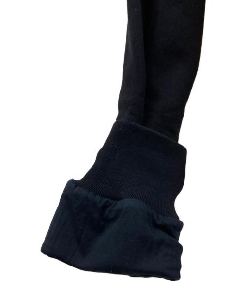 DOLCE & GABBANA（ドルチェ＆ガッバーナ）DOLCE & GABBANA (ドルチェ＆ガッバーナ) ロゴプレート付きジップアップパーカー ブラック サイズ:48の古着・服飾アイテム