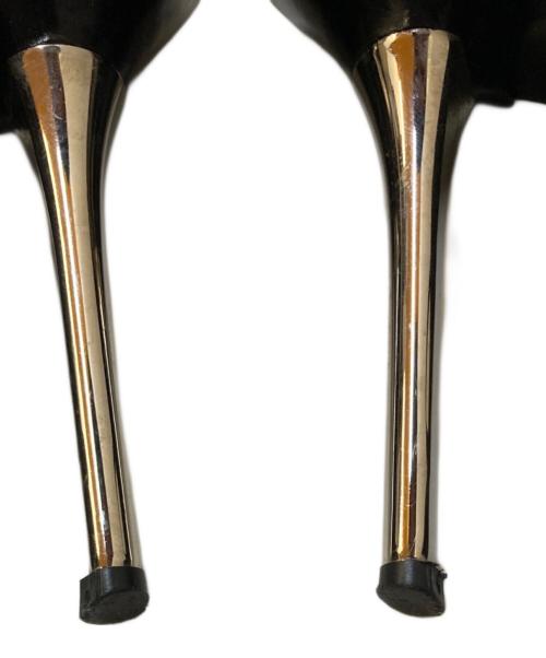 Christian Dior（クリスチャン ディオール）Christian Dior (クリスチャン ディオール) ハーネスロゴ プレートサンダル ブラック サイズ:36の古着・服飾アイテム