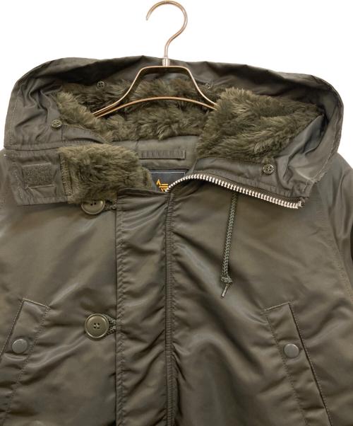 ALPHA INDUSTRIES（アルファインダストリーズ）ALPHA INDUSTRIES (アルファインダストリーズ) N3-Bフライトジャケット グリーン サイズ:Mの古着・服飾アイテム