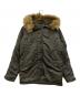 ALPHA INDUSTRIES（アルファインダストリーズ）の古着「N3-Bフライトジャケット」｜グリーン