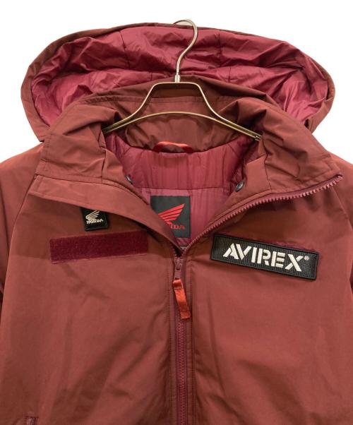 AVIREX（アヴィレックス）AVIREX (アヴィレックス) HONDA (ホンダ) エクワックスパーカ レッド サイズ:Ｍの古着・服飾アイテム