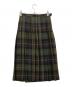 O'NEIL OF DUBLIN (オニールオブダブリン) ウール チェック ラップスカート グリーン サイズ:36：9000円
