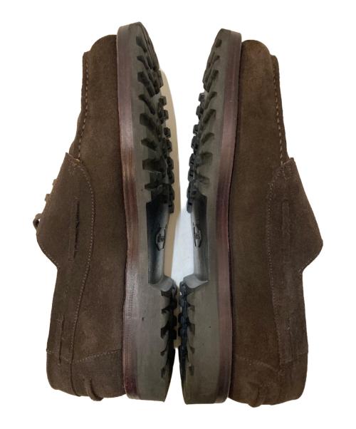 Jalan Sriwijaya（ジャランスリウァヤ）Jalan Sriwijaya (ジャランスリウァヤ) green label relaxing (グリーンレーベルリラクシング) スエードUチップダークブラウンシューズ ブラウン サイズ:41の古着・服飾アイテム