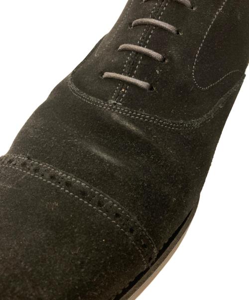 Perfetto（ペルフェット）Perfetto (ペルフェット) スウェードシューズ ブラック サイズ:8 1/2の古着・服飾アイテム