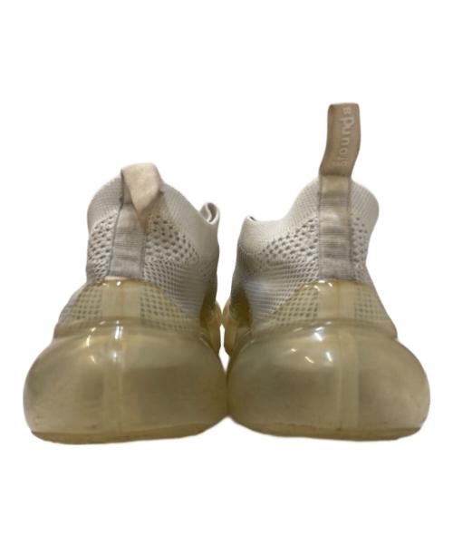 grounds（グラウンズ）grounds (グラウンズ) MOOPIE AURORA デザインスニーカー ホワイト サイズ:24㎝の古着・服飾アイテム