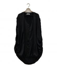 24 ISSEY MIYAKE（24 イッセイミヤケ）の古着「デザインカットソー」｜ブラック