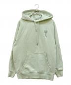 AMI Alexandre Mattiussiアミアレクサンドルマテュッシ）の古着「刺繍パーカー」｜グリーン