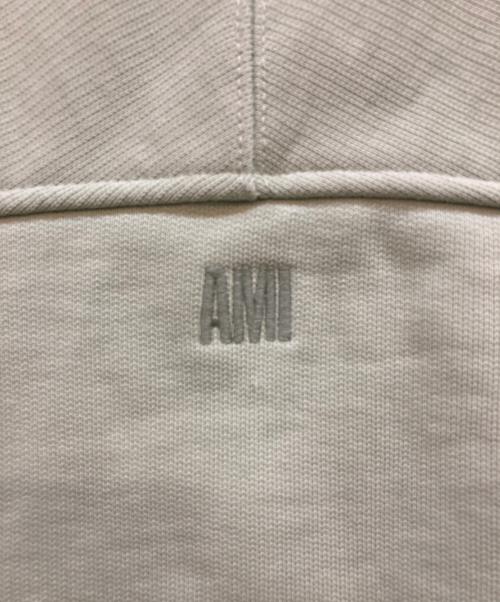 AMI Alexandre Mattiussi（アミアレクサンドルマテュッシ）AMI Alexandre Mattiussi (アミアレクサンドルマテュッシ) 刺繍パーカー グリーン サイズ:Lの古着・服飾アイテム