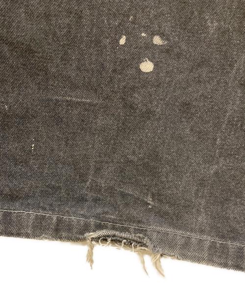 SOUTHPOLE（サウスポール）SOUTHPOLE (サウスポール) ペイント加工バギーデニムパンツ ブラック サイズ:34の古着・服飾アイテム