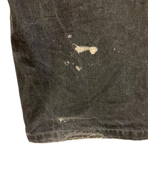 SOUTHPOLE（サウスポール）SOUTHPOLE (サウスポール) ペイント加工バギーデニムパンツ ブラック サイズ:34の古着・服飾アイテム