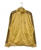 adidasアディダス）の古着「BECKENBAUER VELOUR TRACK jacket」｜ゴールデンベージュ