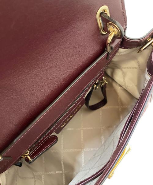 MICHAEL KORS（マイケル・コース）MICHAEL KORS (マイケル・コース) 2WAYショルダーバッグ ブラウン×ピンクの古着・服飾アイテム