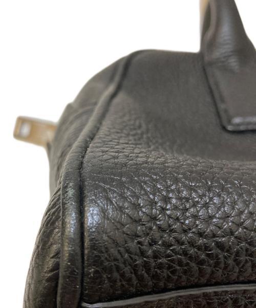 MARC JACOBS（マークジェイコブズ）MARC JACOBS (マークジェイコブズ) レザーミニボストンバッグ ブラックの古着・服飾アイテム