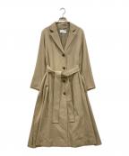 ETRE TOKYOエトレトウキョウ）の古着「サイドスリットロングコート」｜ベージュ