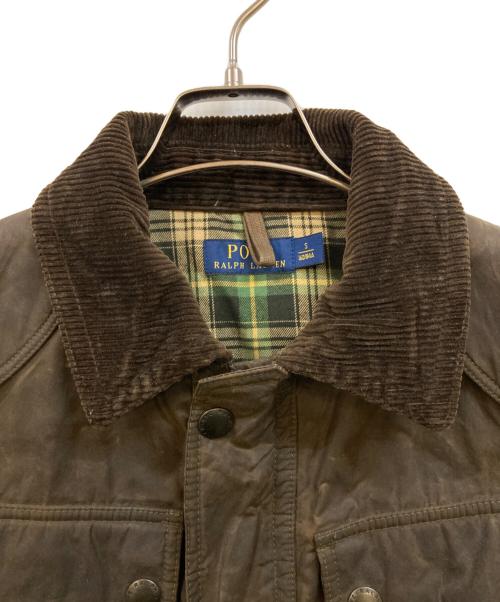 POLO RALPH LAUREN（ポロ・ラルフローレン）POLO RALPH LAUREN (ポロ・ラルフローレン) オイルドハンティングジャケット ブラウン サイズ:Sの古着・服飾アイテム