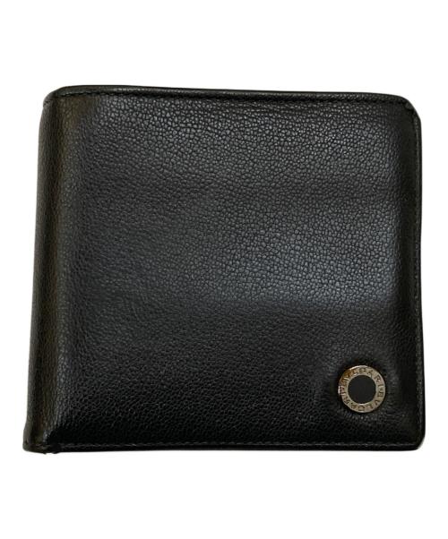 BVLGARI（ブルガリ）BVLGARI (ブルガリ) b-zero1 レザーコンパクトウォレット ブラックの古着・服飾アイテム
