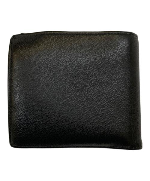 BVLGARI（ブルガリ）BVLGARI (ブルガリ) b-zero1 レザーコンパクトウォレット ブラックの古着・服飾アイテム