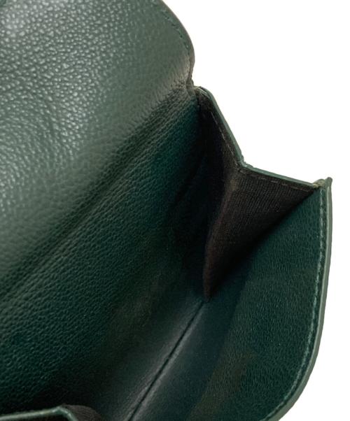 BVLGARI（ブルガリ）BVLGARI (ブルガリ) b-zero1 レザーコンパクトウォレット ブラックの古着・服飾アイテム