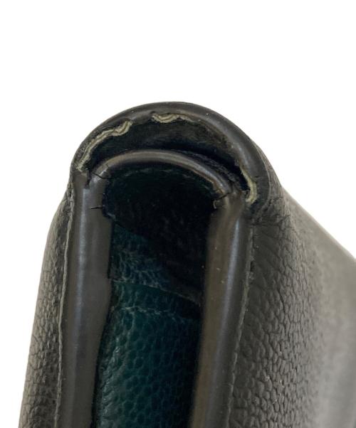 BVLGARI（ブルガリ）BVLGARI (ブルガリ) b-zero1 レザーコンパクトウォレット ブラックの古着・服飾アイテム