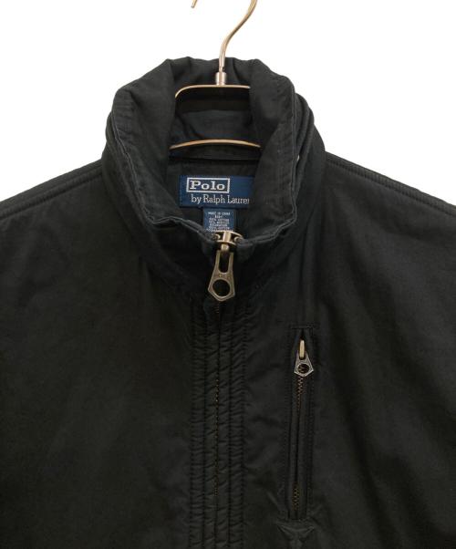 POLO RALPH LAUREN（ポロ・ラルフローレン）POLO RALPH LAUREN (ポロ・ラルフローレン) 90's W ZIP ワッペン付 マリンジャケット ブラック サイズ:Ｍの古着・服飾アイテム