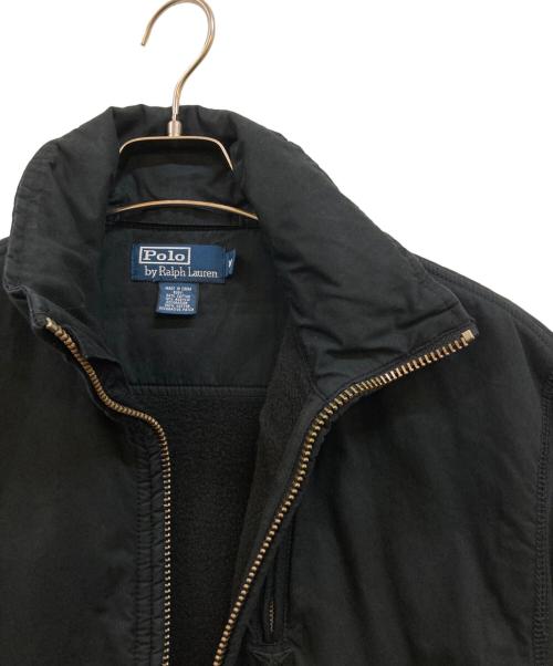 POLO RALPH LAUREN（ポロ・ラルフローレン）POLO RALPH LAUREN (ポロ・ラルフローレン) 90's W ZIP ワッペン付 マリンジャケット ブラック サイズ:Ｍの古着・服飾アイテム