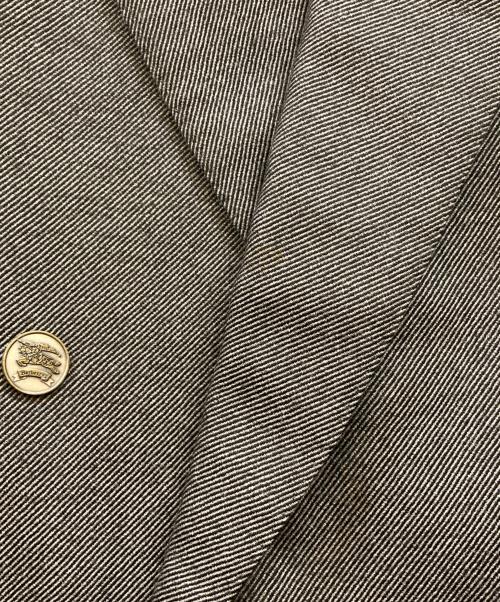 Burberry's（バーバリーズ）Burberry's (バーバリーズ) 裏地シャドーホース ダブルブレスト ジャケット グレー サイズ:98-94-170 BE5の古着・服飾アイテム