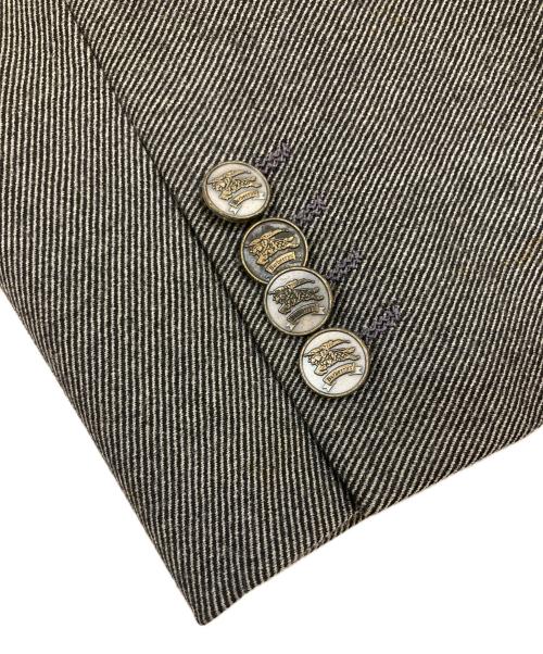 Burberry's（バーバリーズ）Burberry's (バーバリーズ) 裏地シャドーホース ダブルブレスト ジャケット グレー サイズ:98-94-170 BE5の古着・服飾アイテム