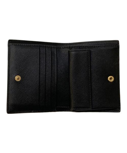 MARNI（マルニ）MARNI (マルニ) バイカラー 2つ折り財布 ブラウン×パープルの古着・服飾アイテム