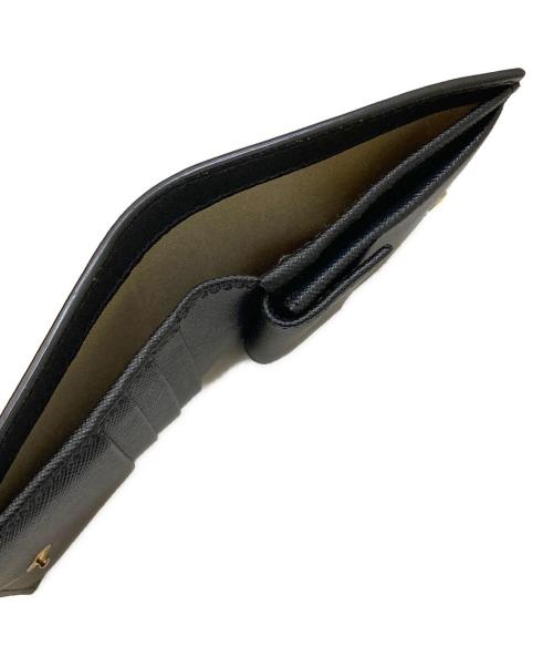 MARNI（マルニ）MARNI (マルニ) バイカラー 2つ折り財布 ブラウン×パープルの古着・服飾アイテム