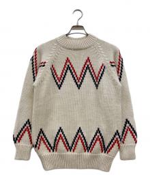 maison kitsune（メゾンキツネ）の古着「アルパカニット」｜アイボリー