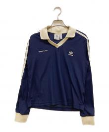 adidas×Sporty & Rich（アディダス×スポーティーアンドリッチ）の古着「サッカージャージシャツ」｜ネイビー