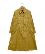HERMESエルメス）の古着「セリエボタン シャツワンピース」｜マスタードイエロー