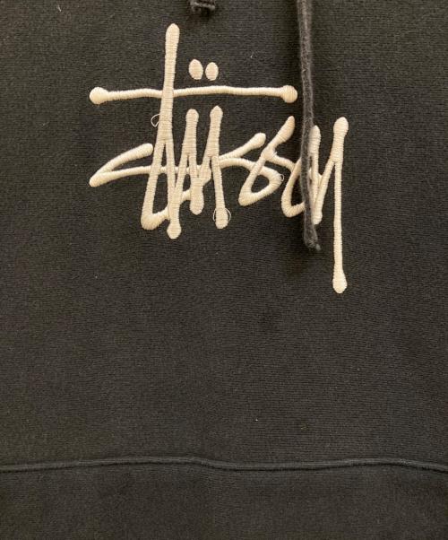 stussy（ステューシー）stussy (ステューシー) プルオーバーパーカー ブラック サイズ:Lの古着・服飾アイテム