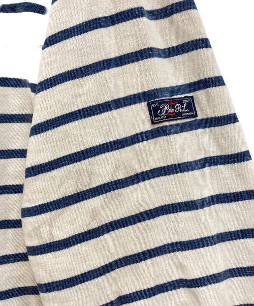 POLO RALPH LAUREN（ポロ・ラルフローレン）POLO RALPH LAUREN (ポロ・ラルフローレン) ストライプド ボートネック マリナーTシャツ ブルー×ホワイト サイズ:Lの古着・服飾アイテム