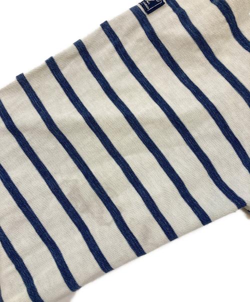 POLO RALPH LAUREN（ポロ・ラルフローレン）POLO RALPH LAUREN (ポロ・ラルフローレン) ストライプド ボートネック マリナーTシャツ ブルー×ホワイト サイズ:Lの古着・服飾アイテム