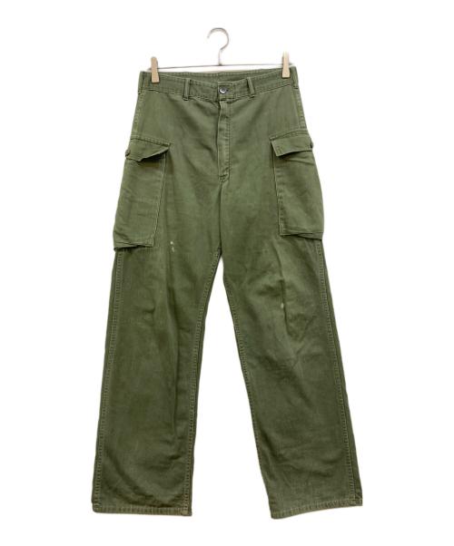 US ARMY（ユーエスアーミー）US ARMY (ユーエスアーミー) M-43 HBT ミリタリーパンツ カーキ サイズ:不明(M-L相当)の古着・服飾アイテム